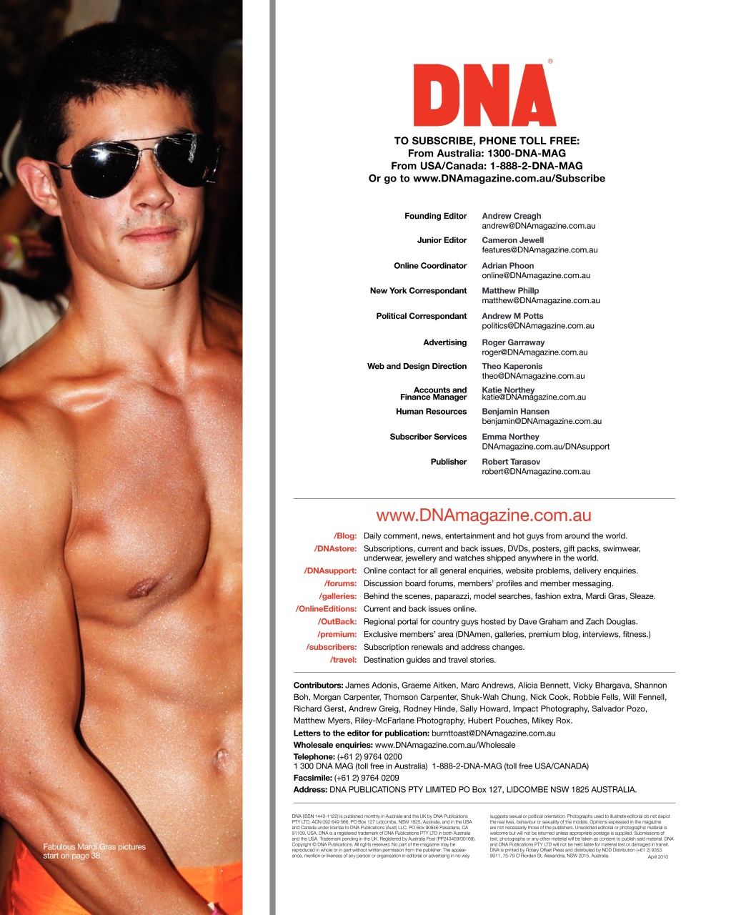 DNA Magazine Preview Pages