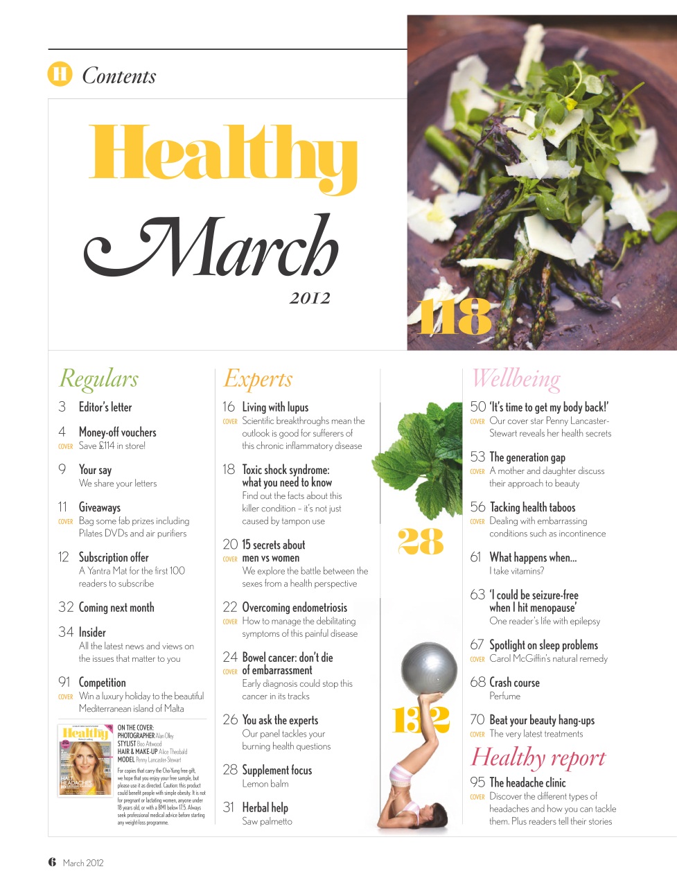 Healthy Magazine Preview Pages