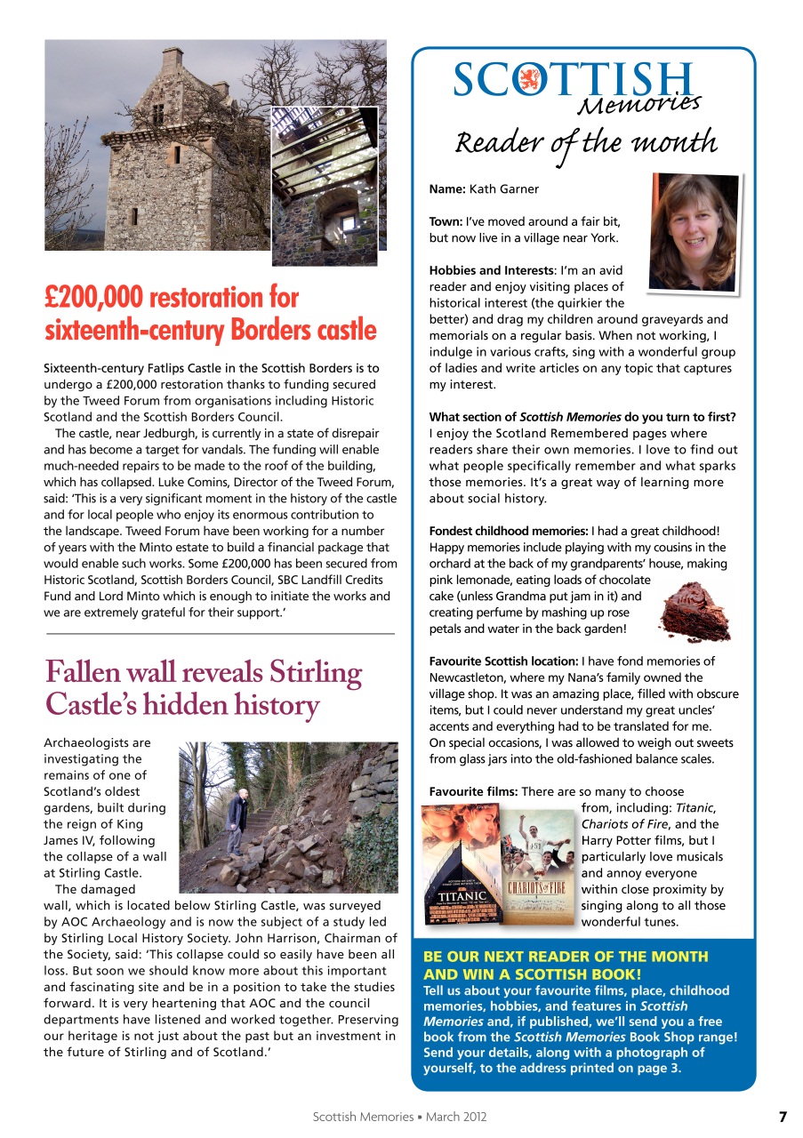 Scottish Memories Preview Pages