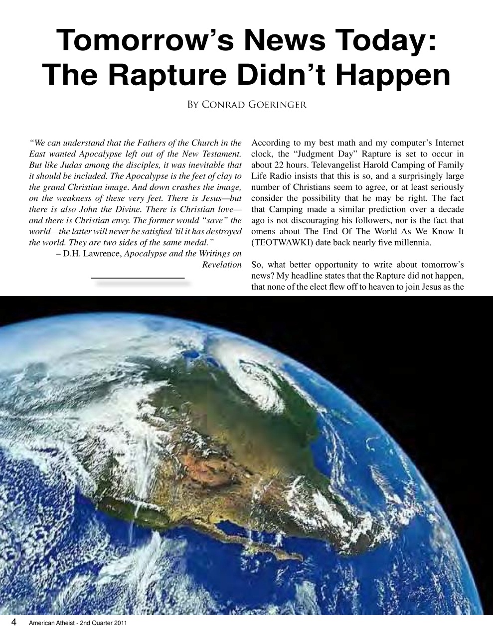 American Atheist Preview Pages