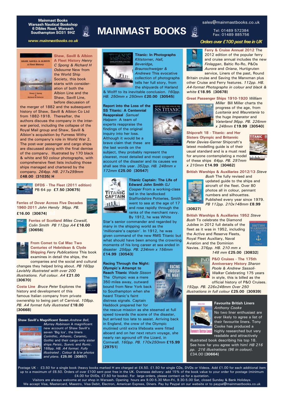 Ships Monthly Preview Pages