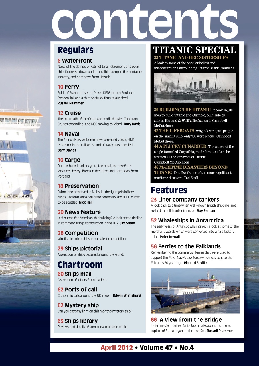 Ships Monthly Preview Pages