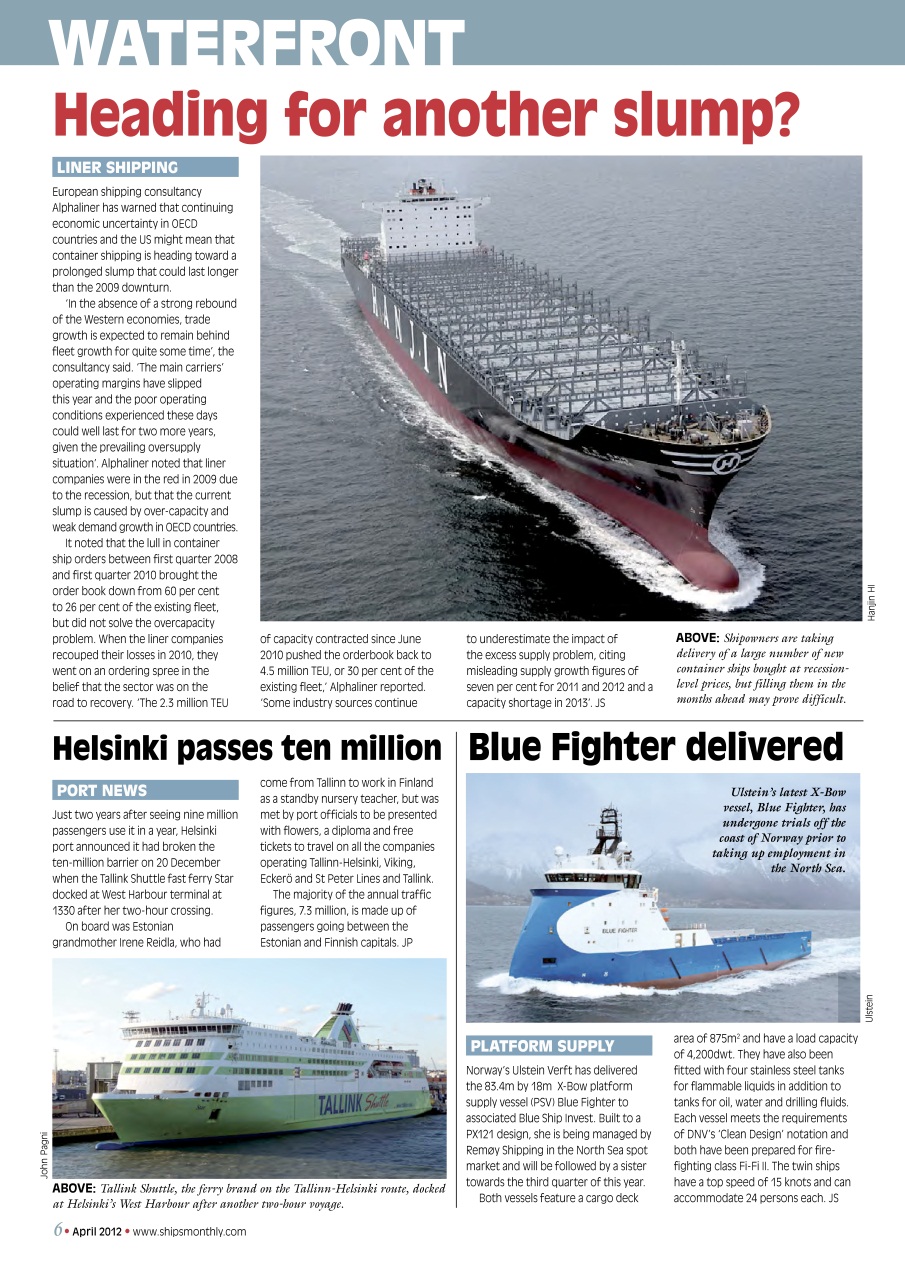 Ships Monthly Preview Pages