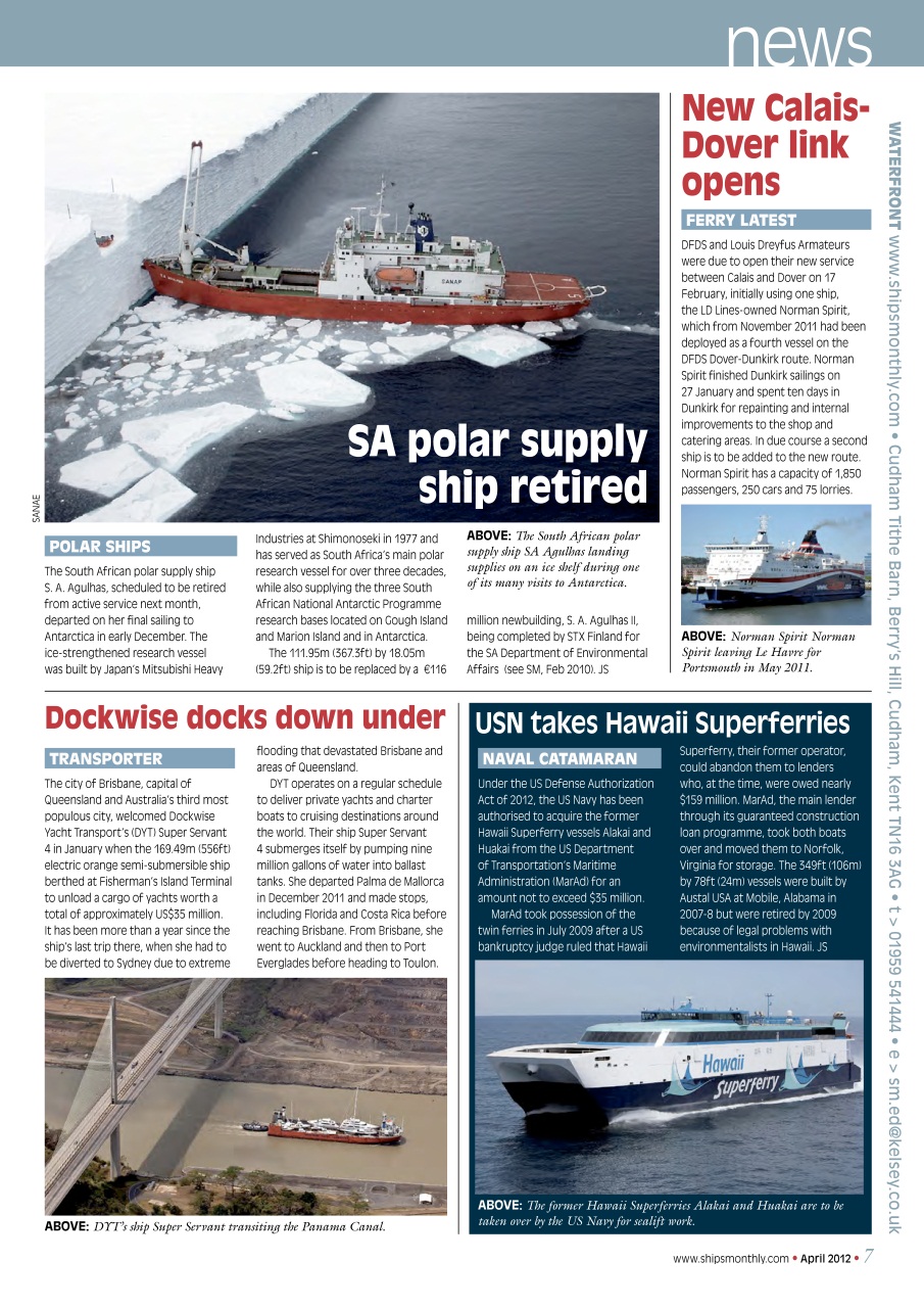 Ships Monthly Preview Pages