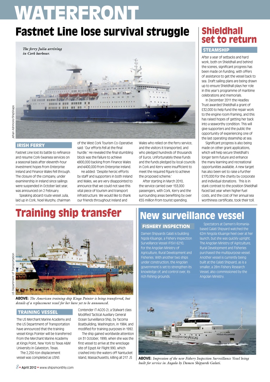 Ships Monthly Preview Pages