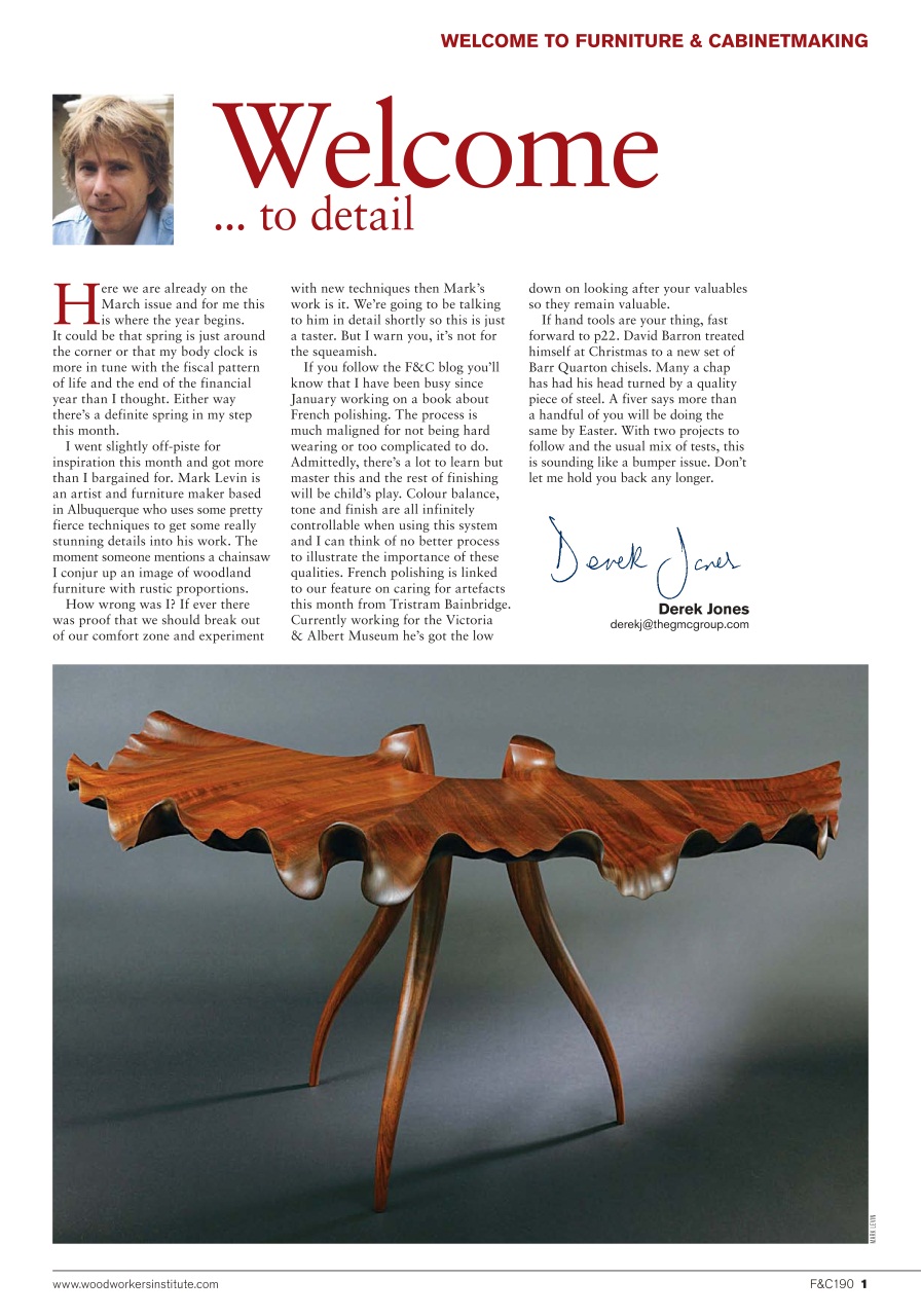 Furniture & Cabinetmaking Preview Pages