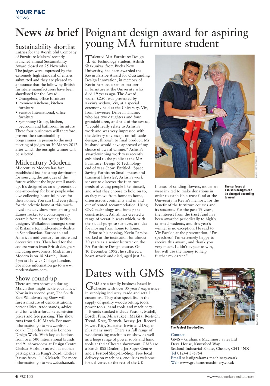 Furniture & Cabinetmaking Preview Pages