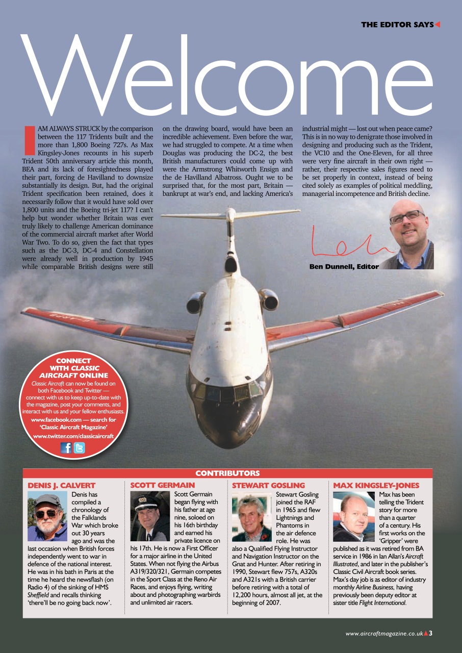 Classic Aircraft Preview Pages