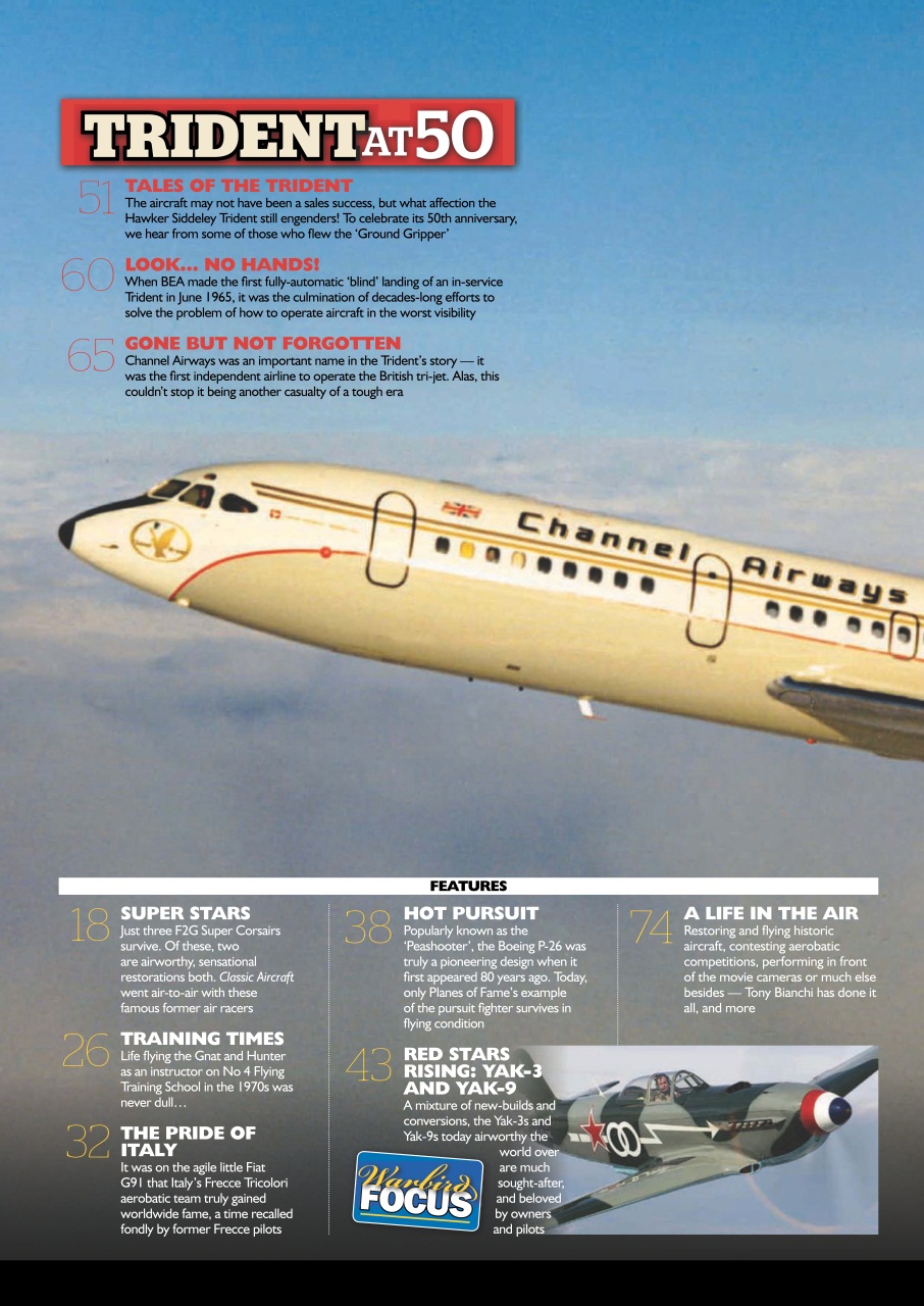 Classic Aircraft Preview Pages