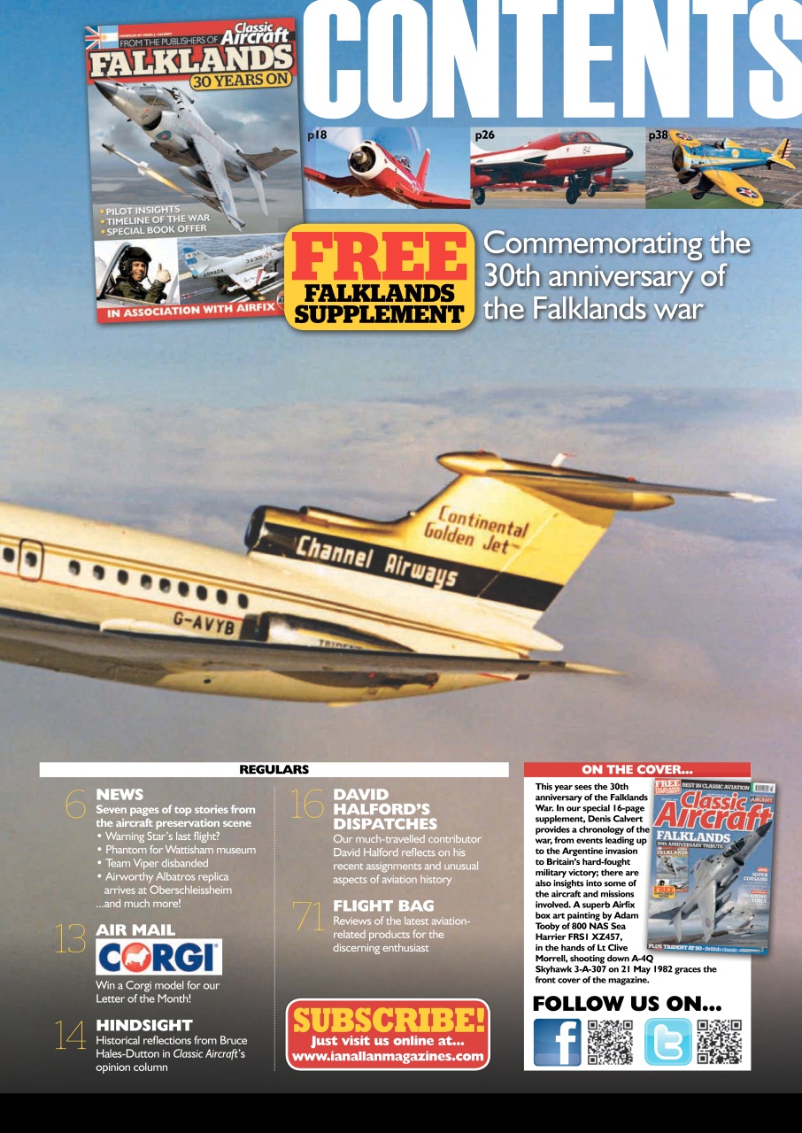 Classic Aircraft Preview Pages