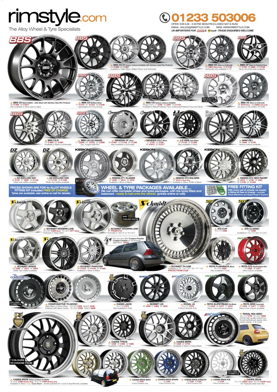 Volkswagen Golf + Preview Pages