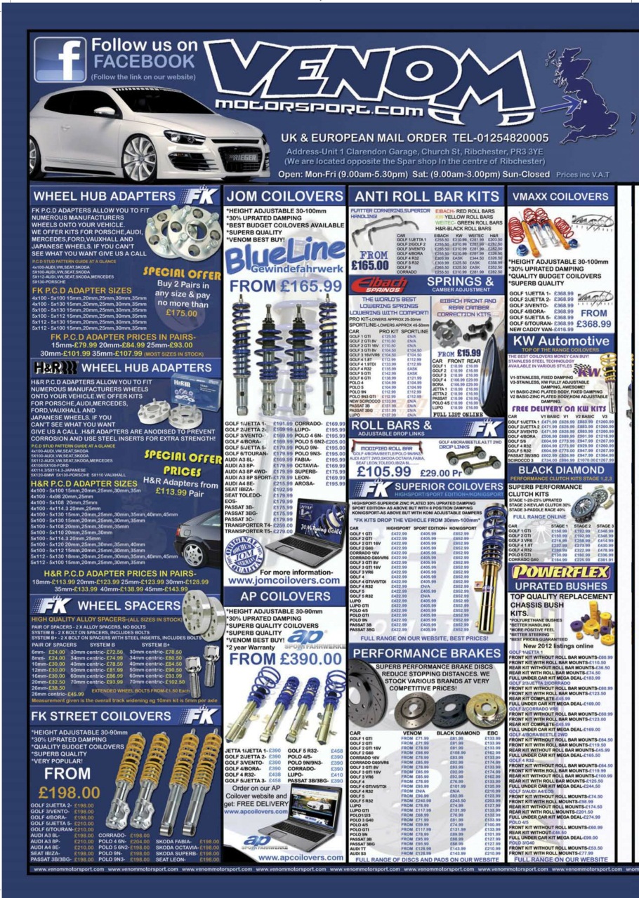 Volkswagen Golf + Preview Pages
