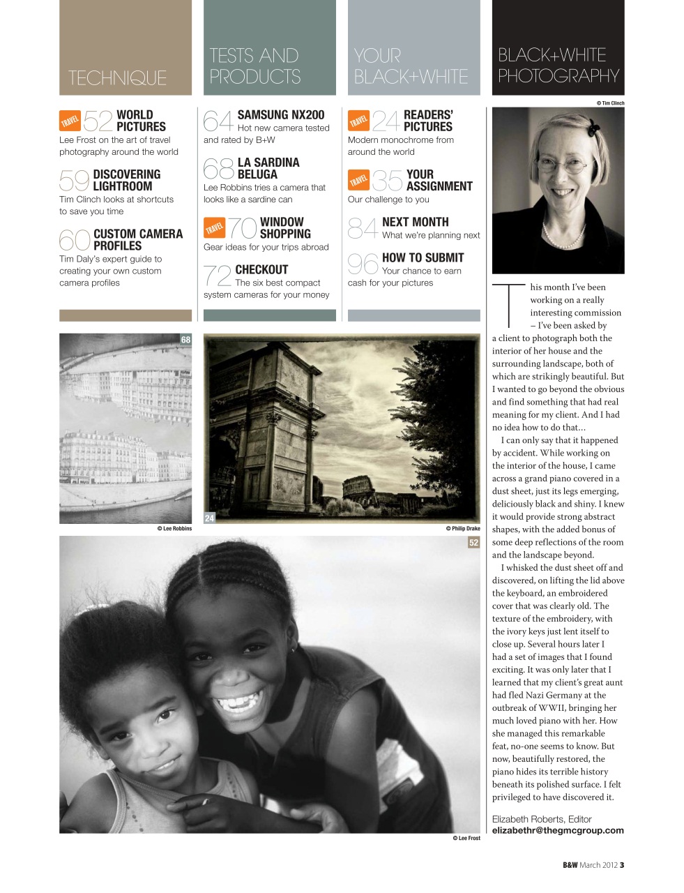 Black+White Photography Preview Pages