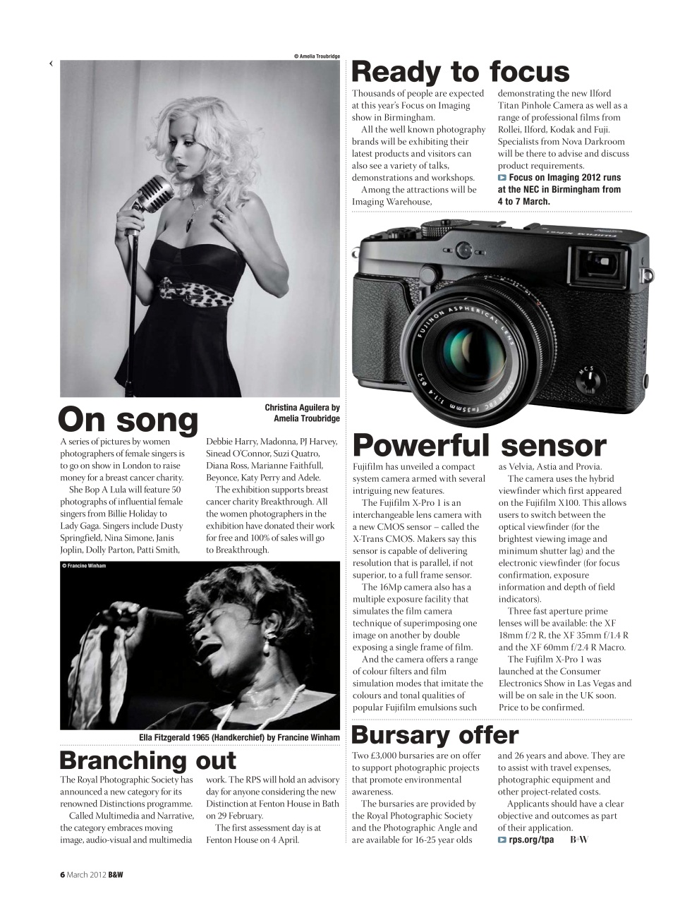 Black+White Photography Preview Pages