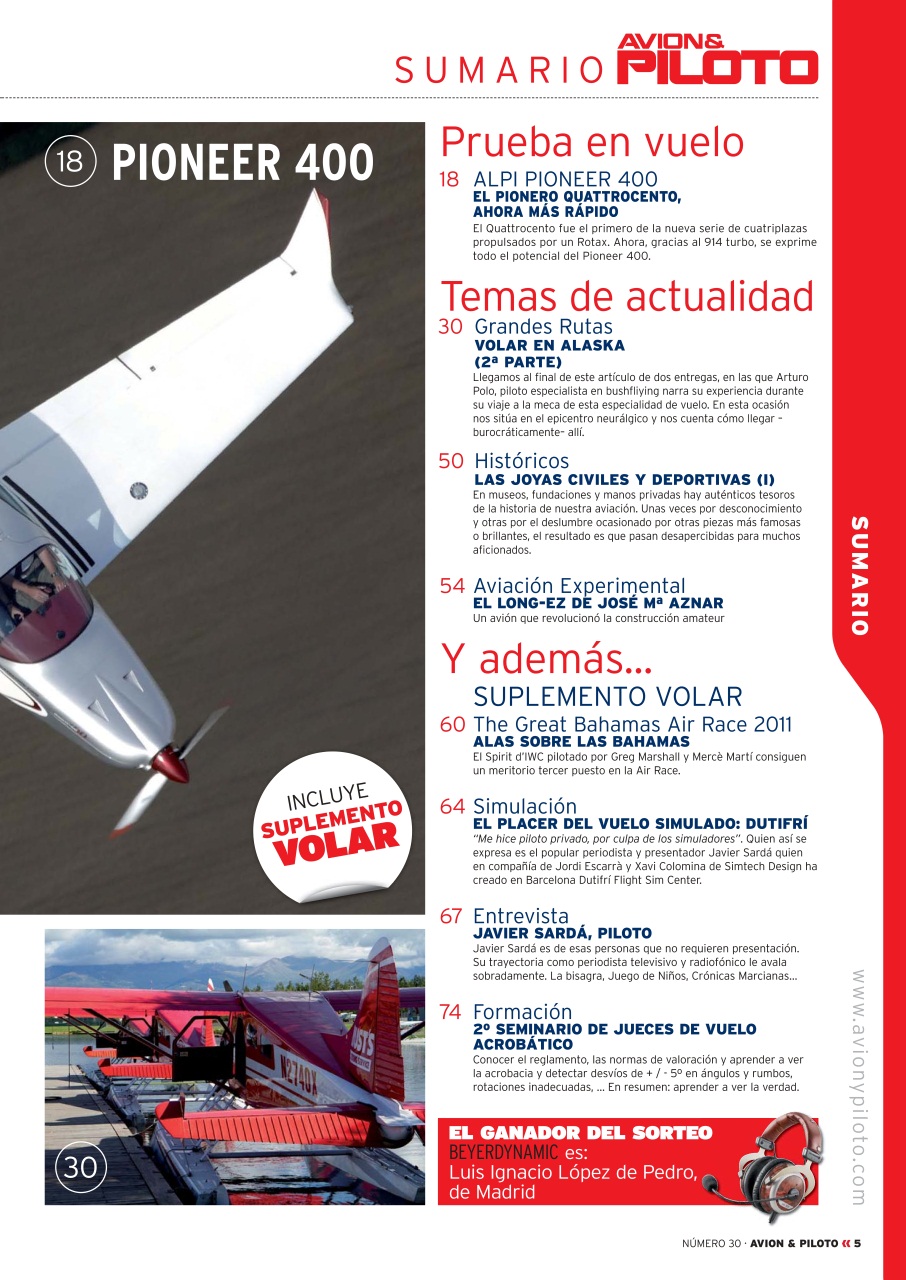 Revista Avion & Piloto Preview Pages