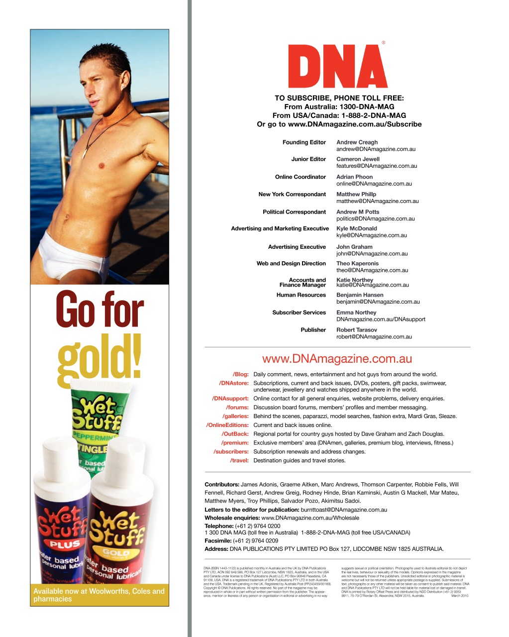 DNA Magazine Preview Pages