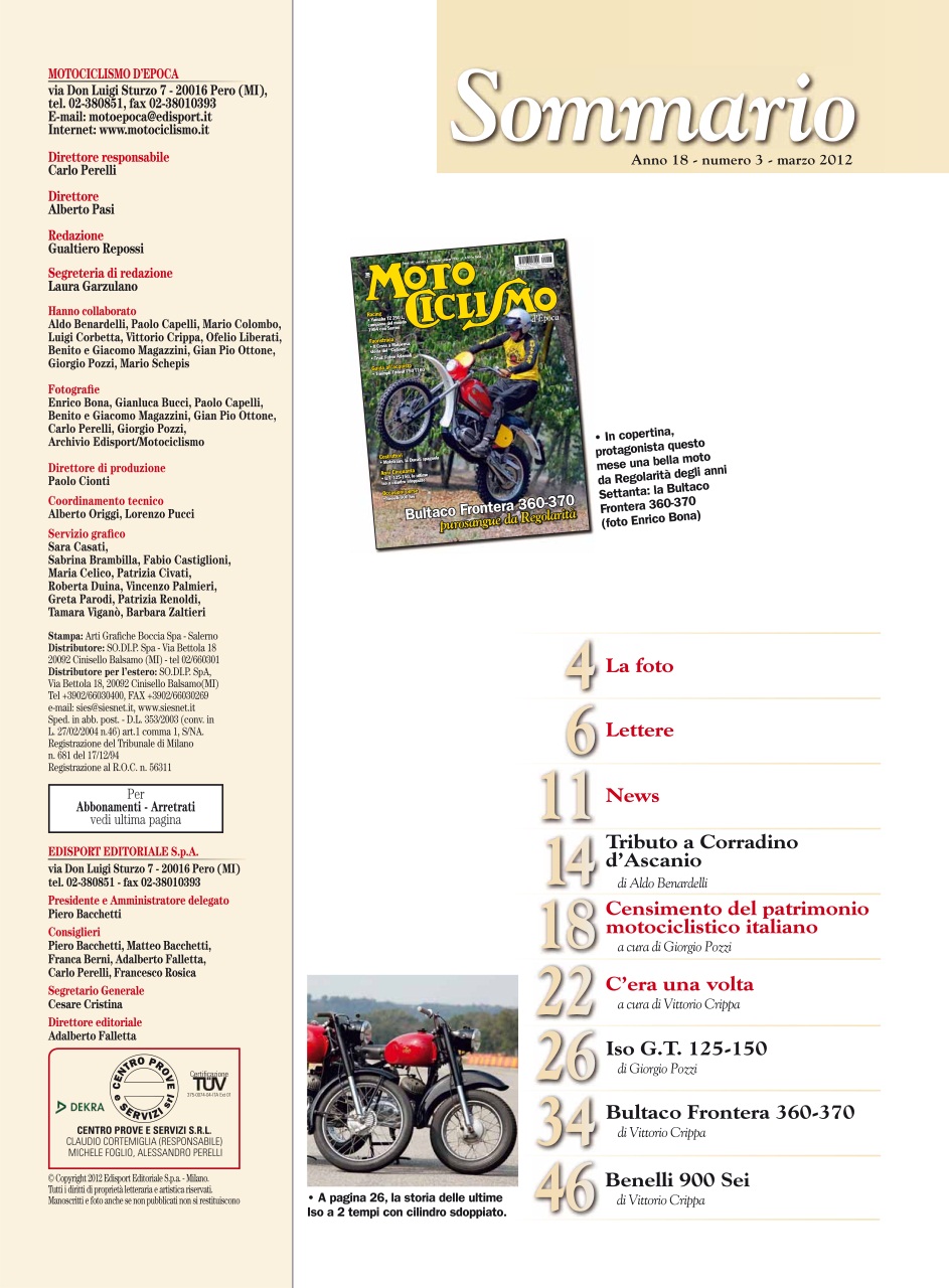 Motociclismo d'Epoca Preview Pages