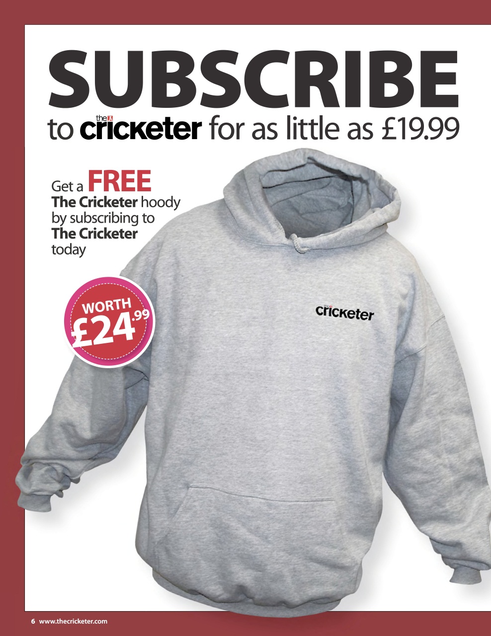 The Cricketer Magazine Preview Pages