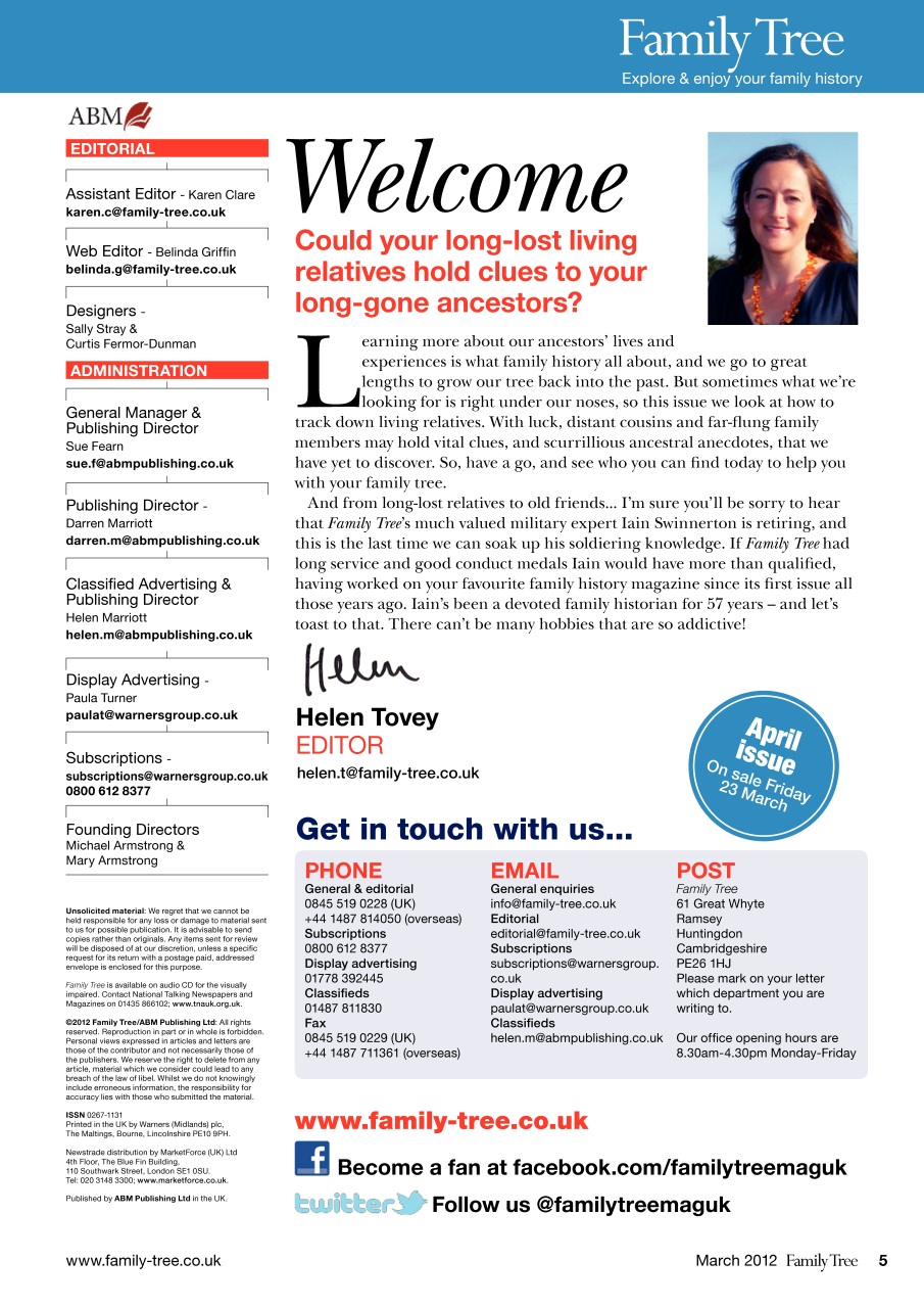 Family Tree Preview Pages