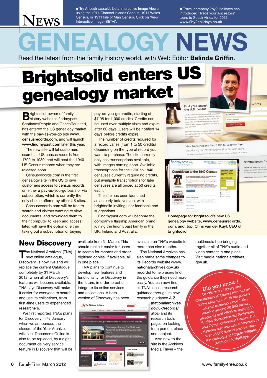 Family Tree Preview Pages