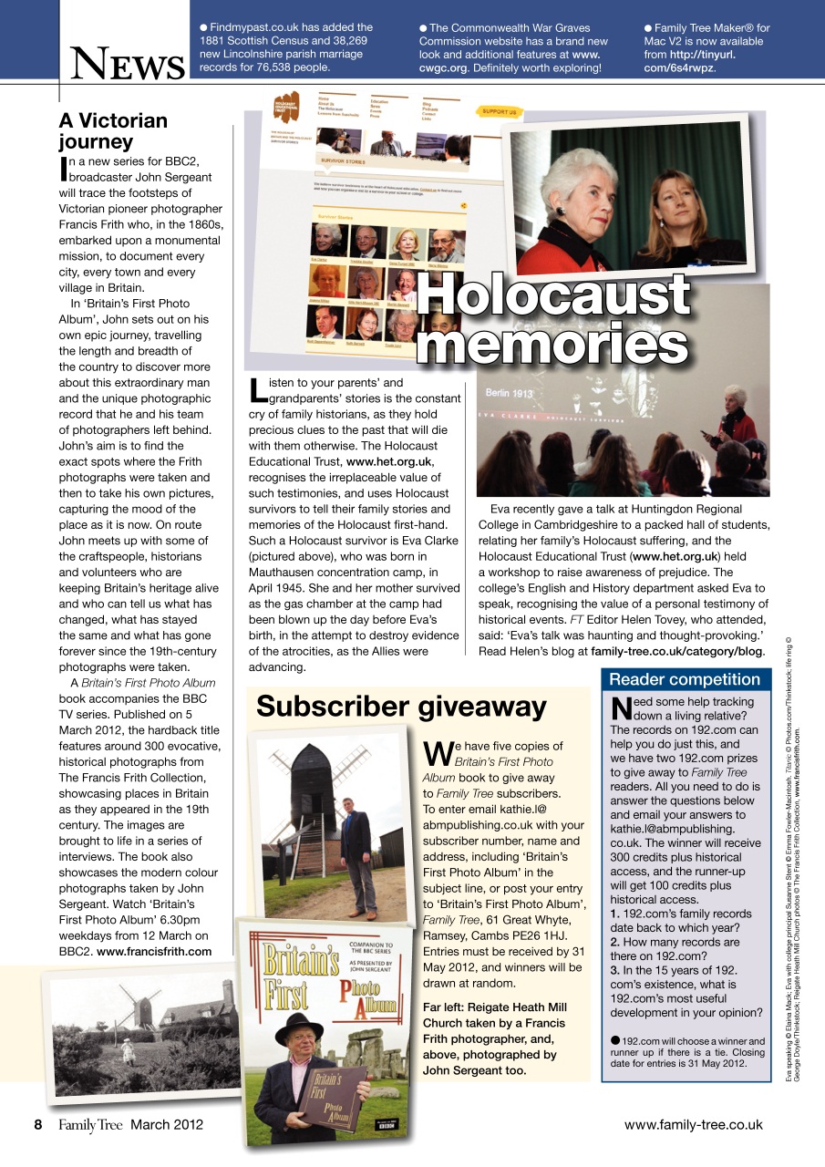 Family Tree Preview Pages