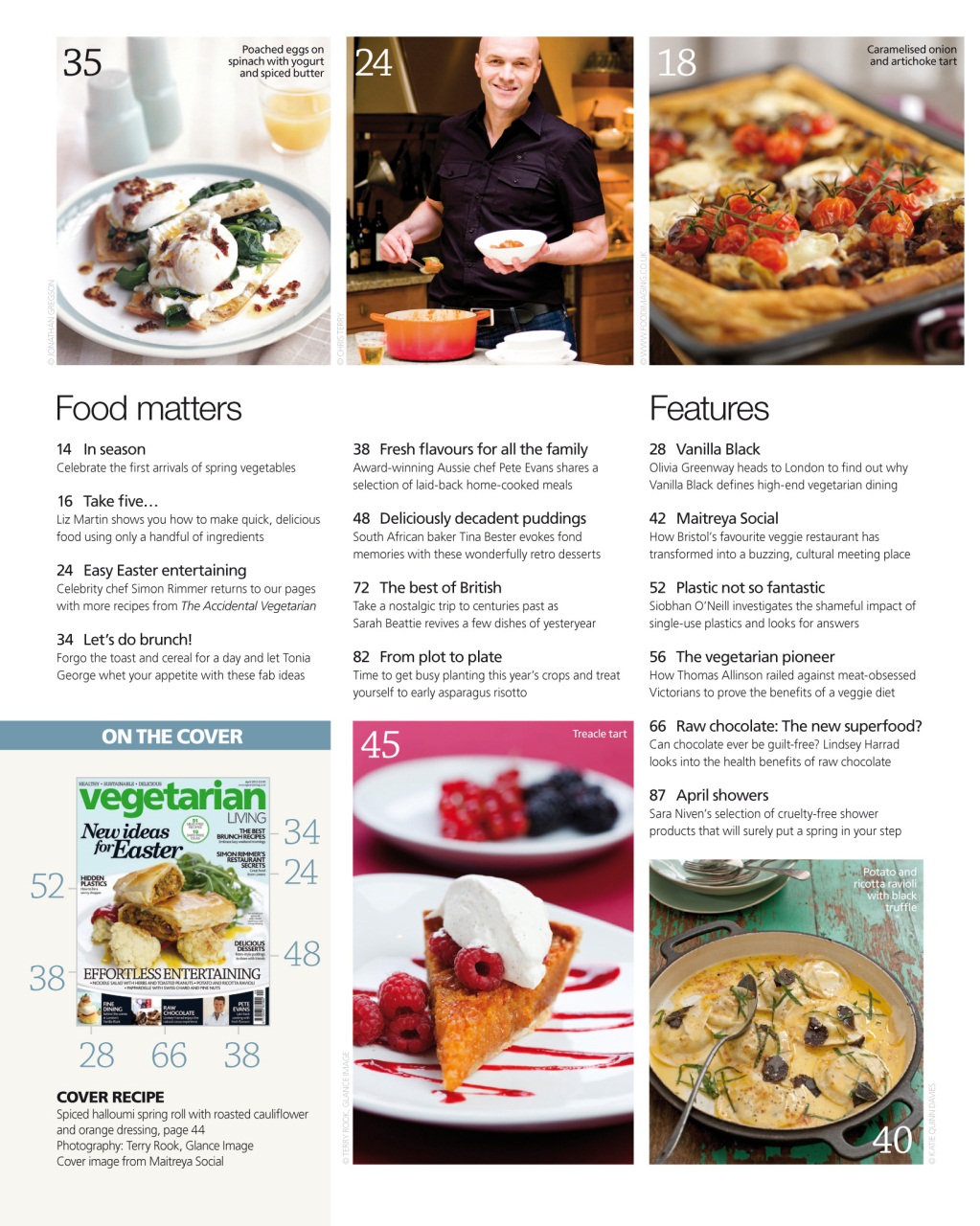 Vegetarian Living Preview Pages