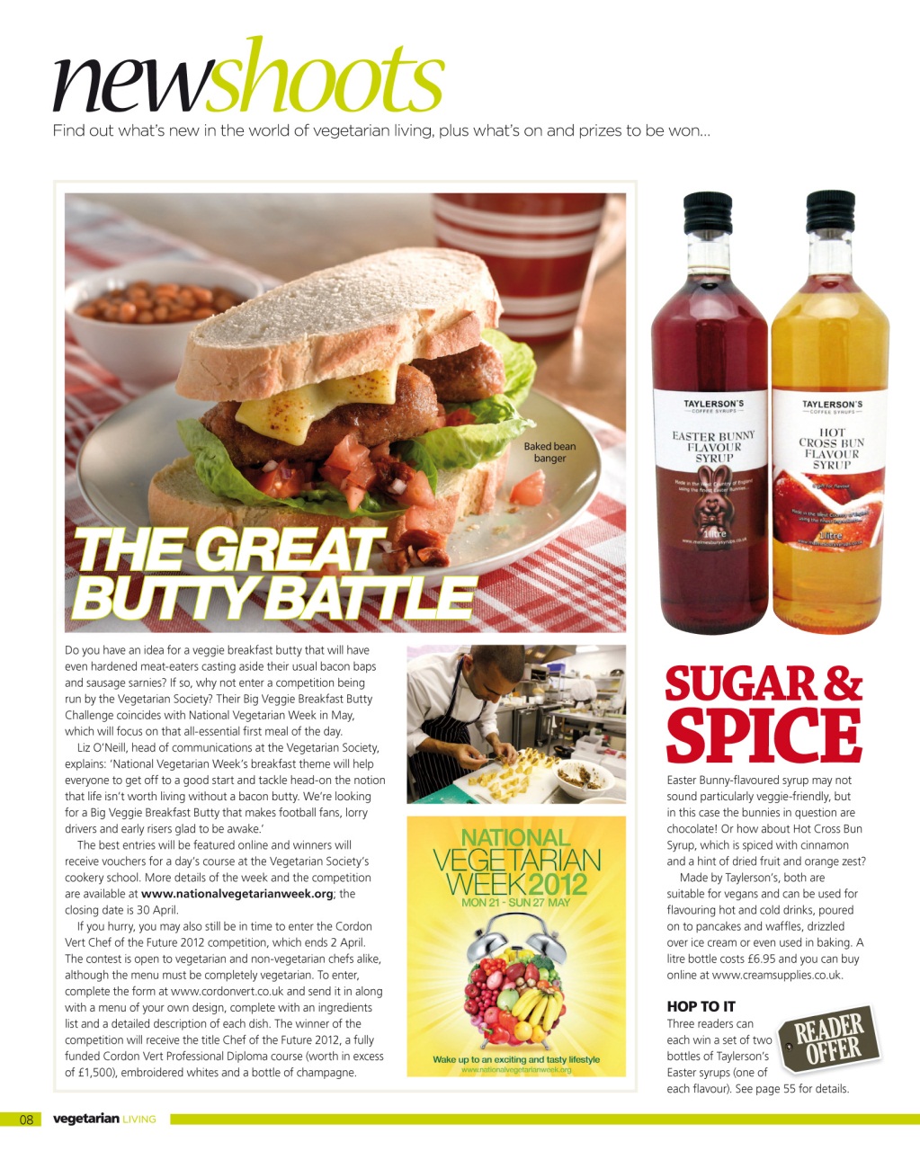 Vegetarian Living Preview Pages