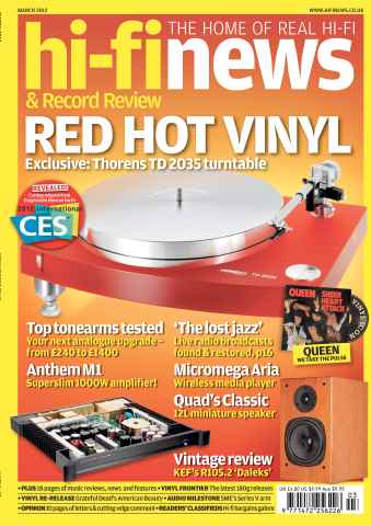 Hi-Fi News issue March 2012
