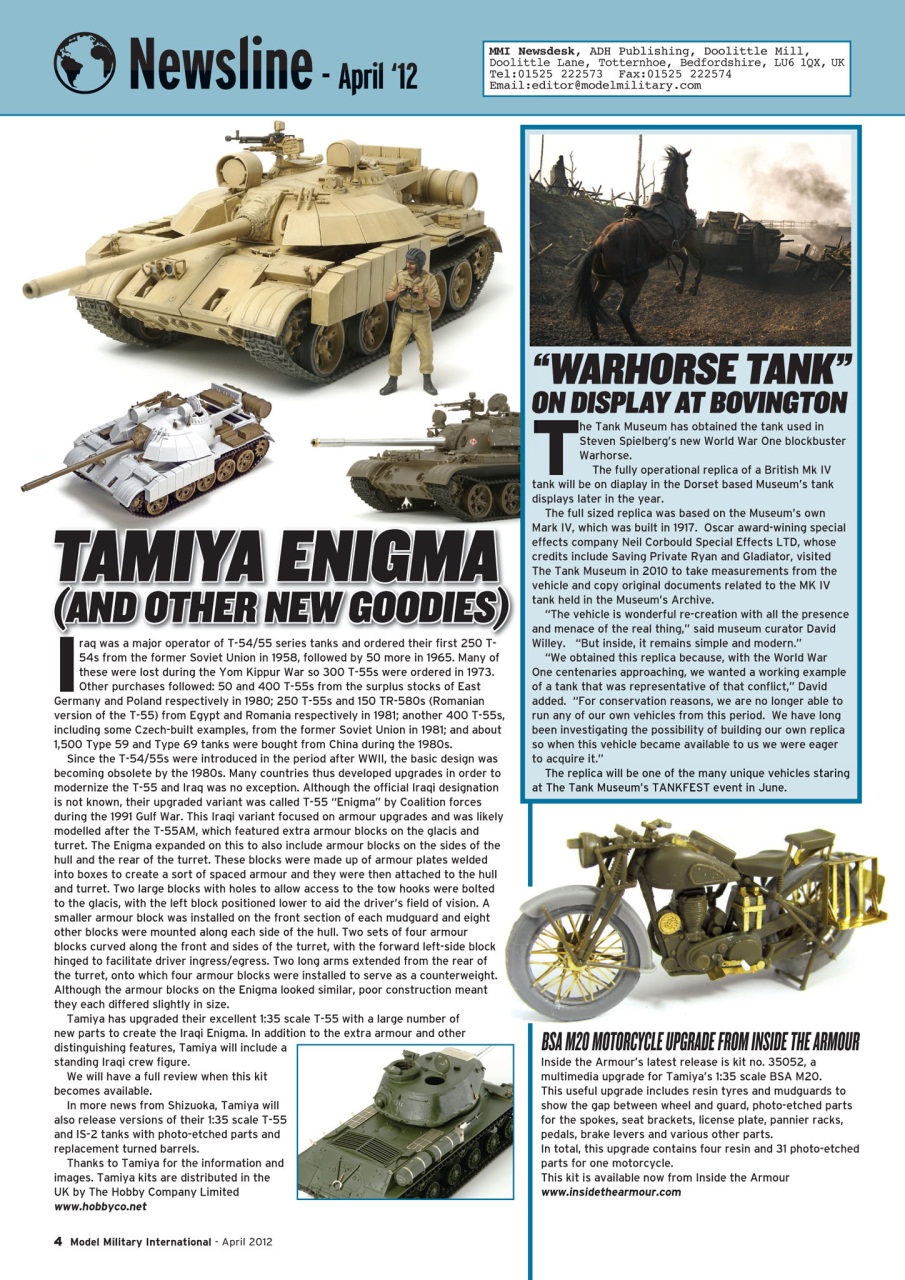 Model Military International Preview Pages