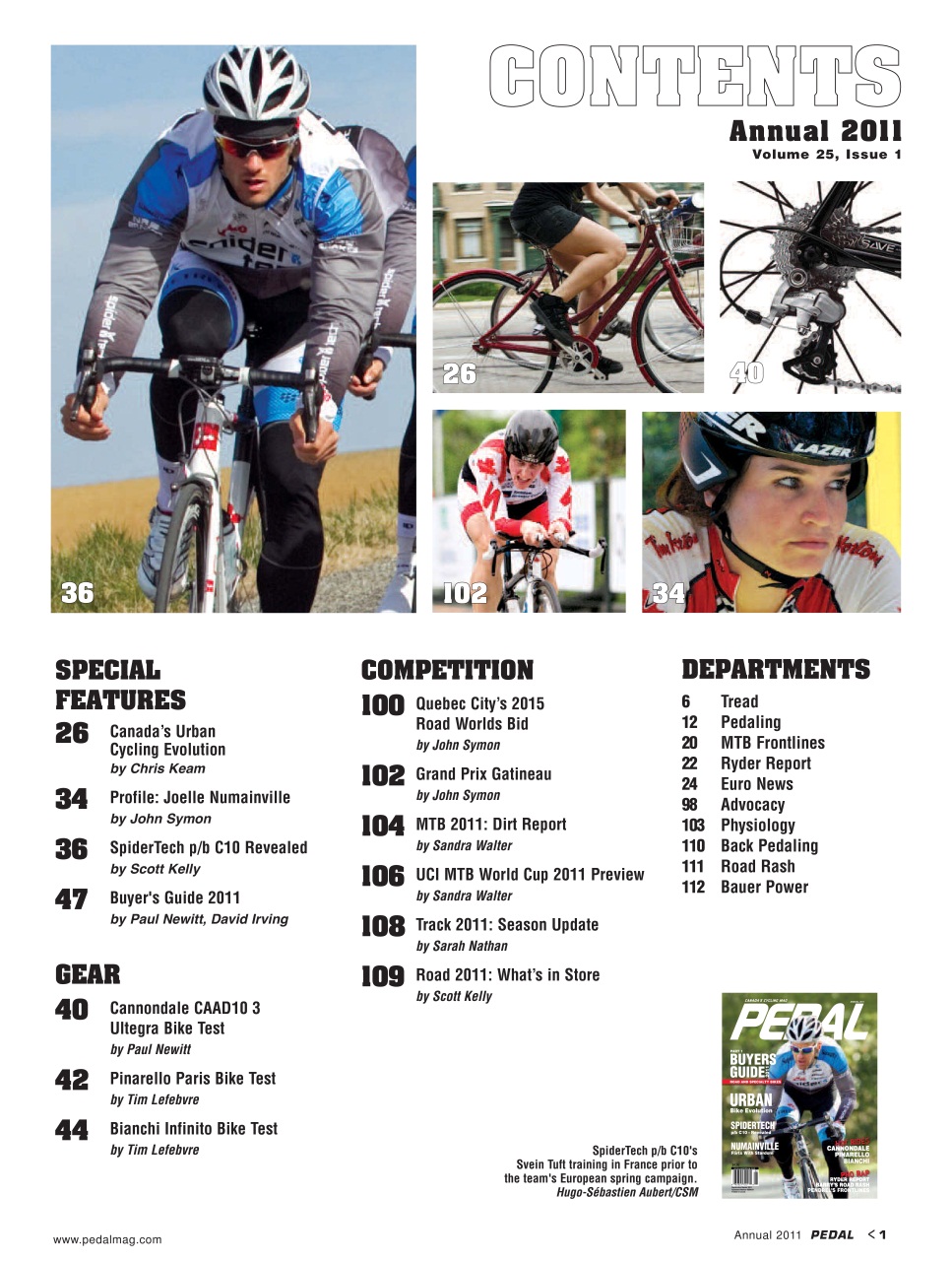 Pedal Magazine Preview Pages