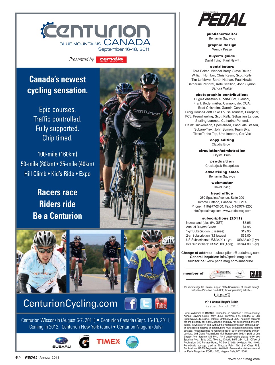 Pedal Magazine Preview Pages