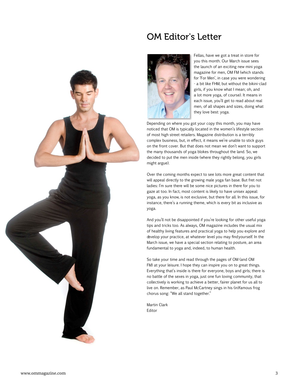 OM Yoga Magazine Preview Pages
