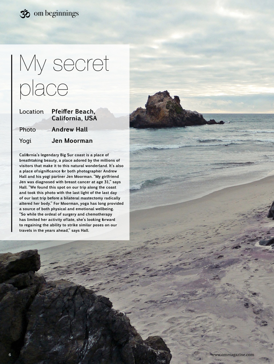 OM Yoga Magazine Preview Pages