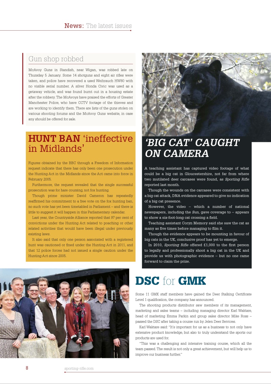 Sporting Rifle Preview Pages