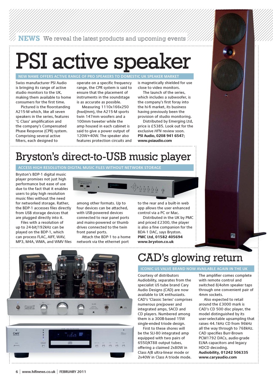 Hi-Fi News Preview Pages