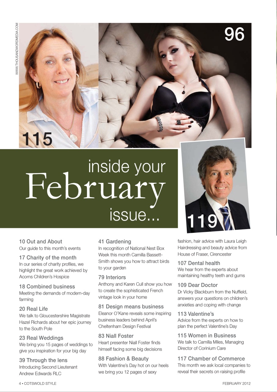 Cotswold Style Preview Pages