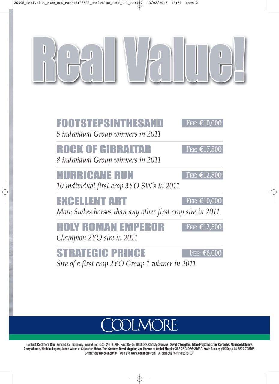 The Owner Breeder Preview Pages