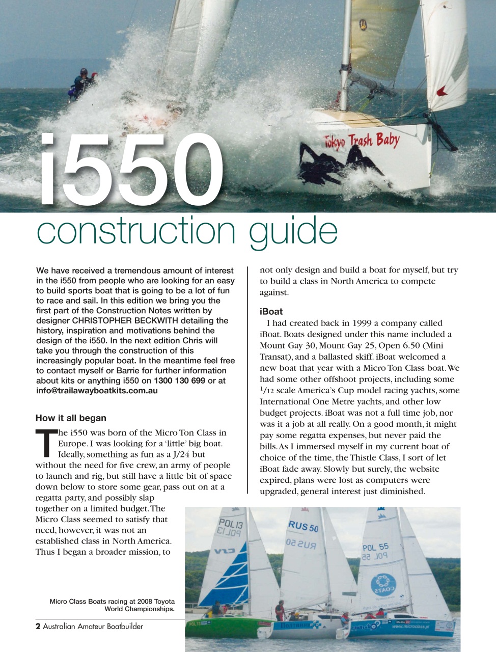 Australian Amateur Boat Builder Preview Pages