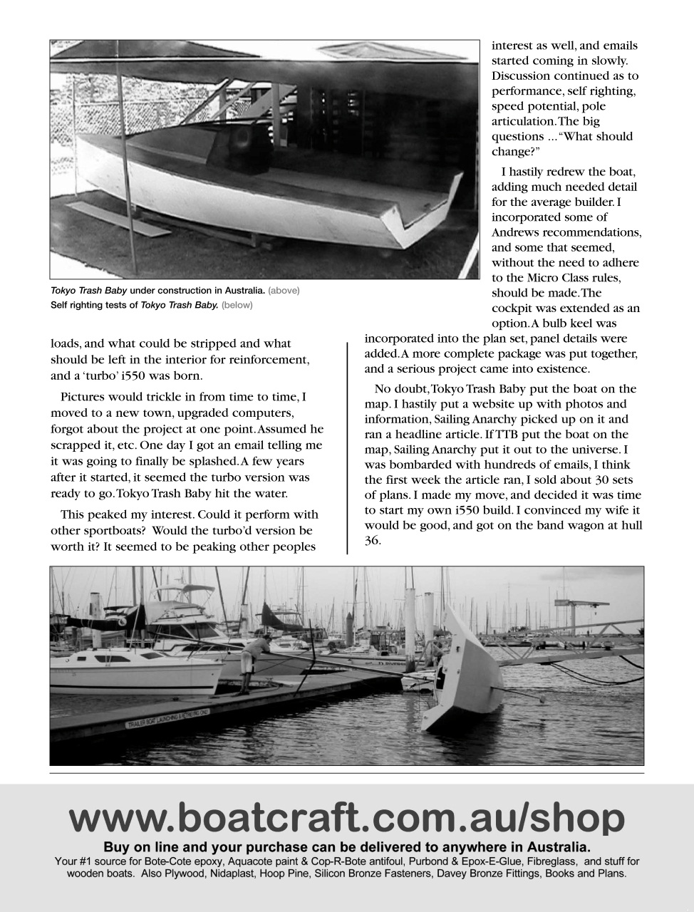 Australian Amateur Boat Builder Preview Pages