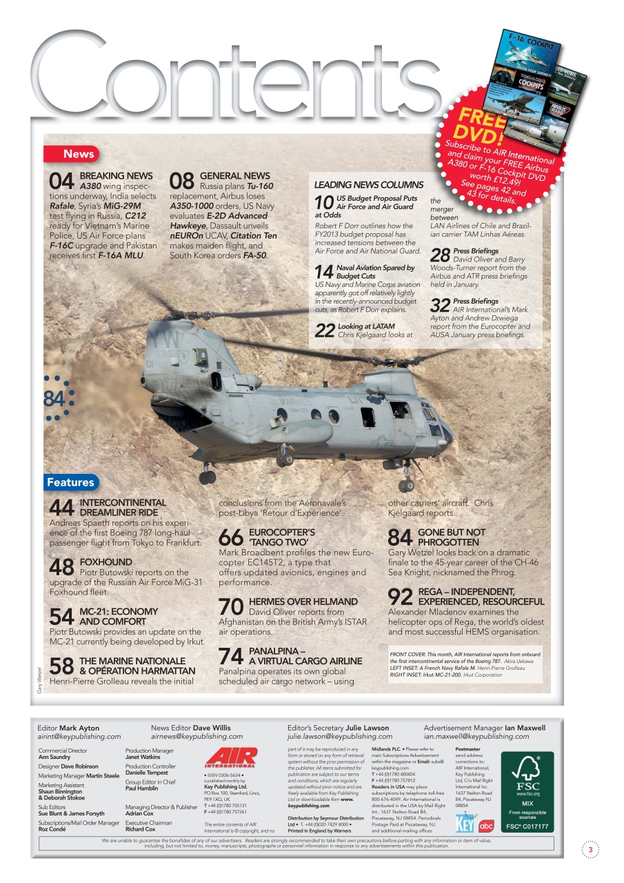 AIR International Preview Pages