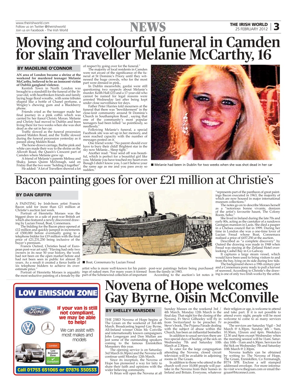 Irish World Preview Pages