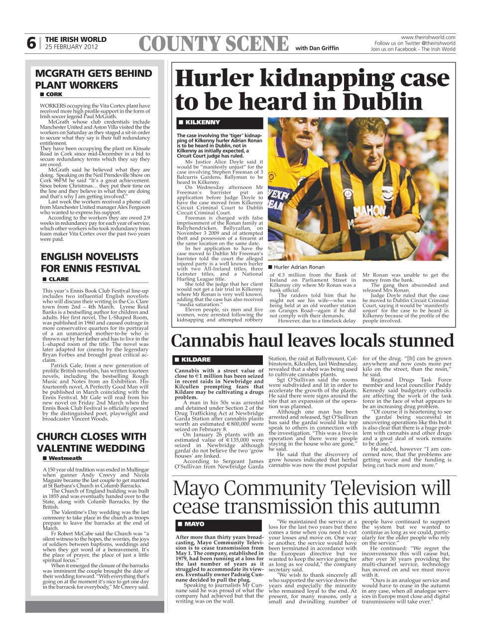 Irish World Preview Pages