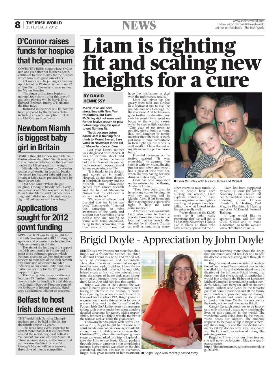 Irish World Preview Pages