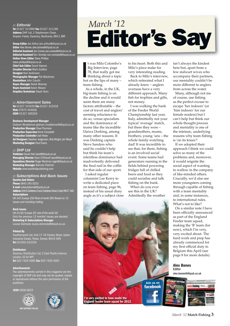 Match Fishing Preview Pages