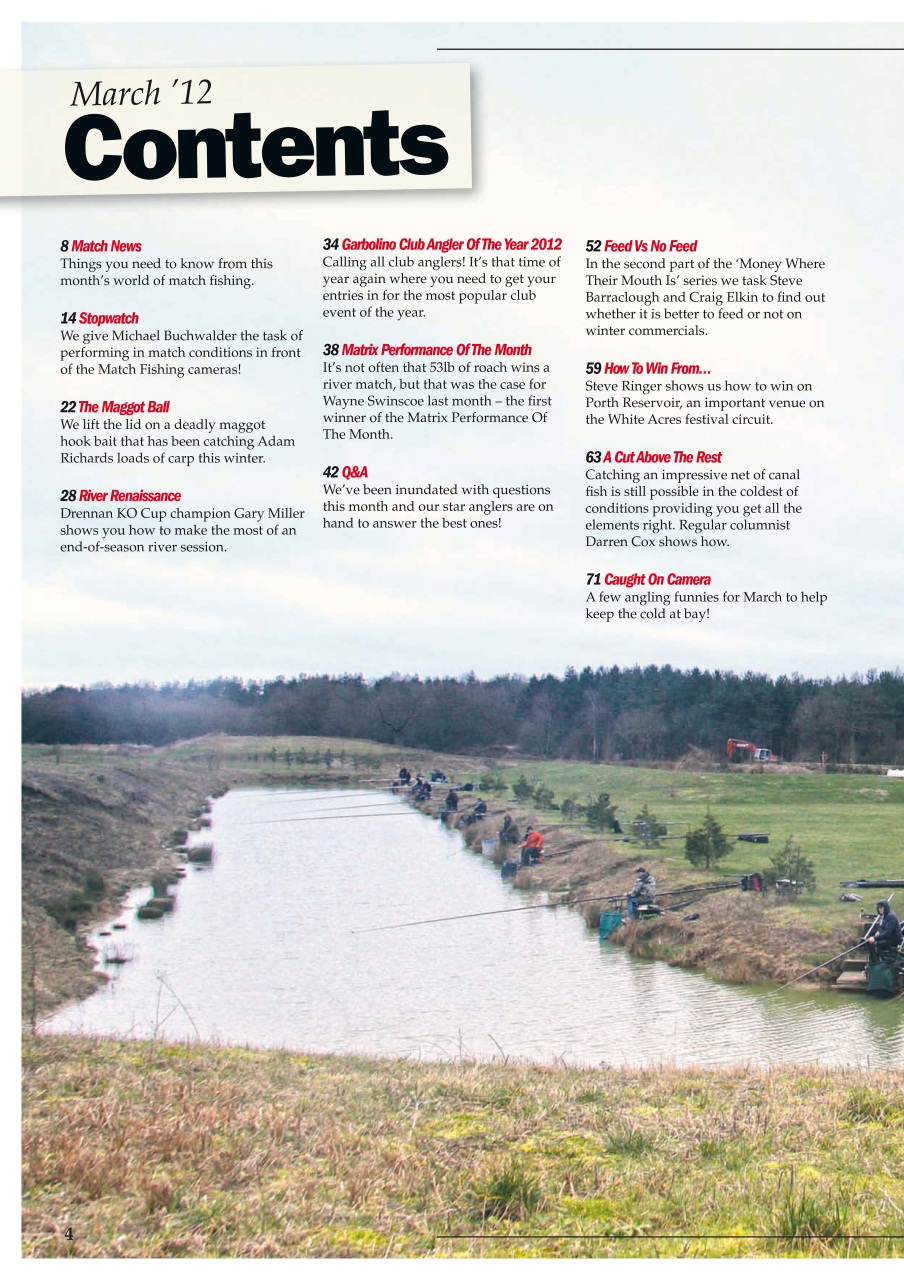 Match Fishing Preview Pages