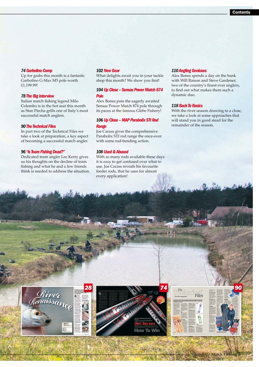 Match Fishing Preview Pages