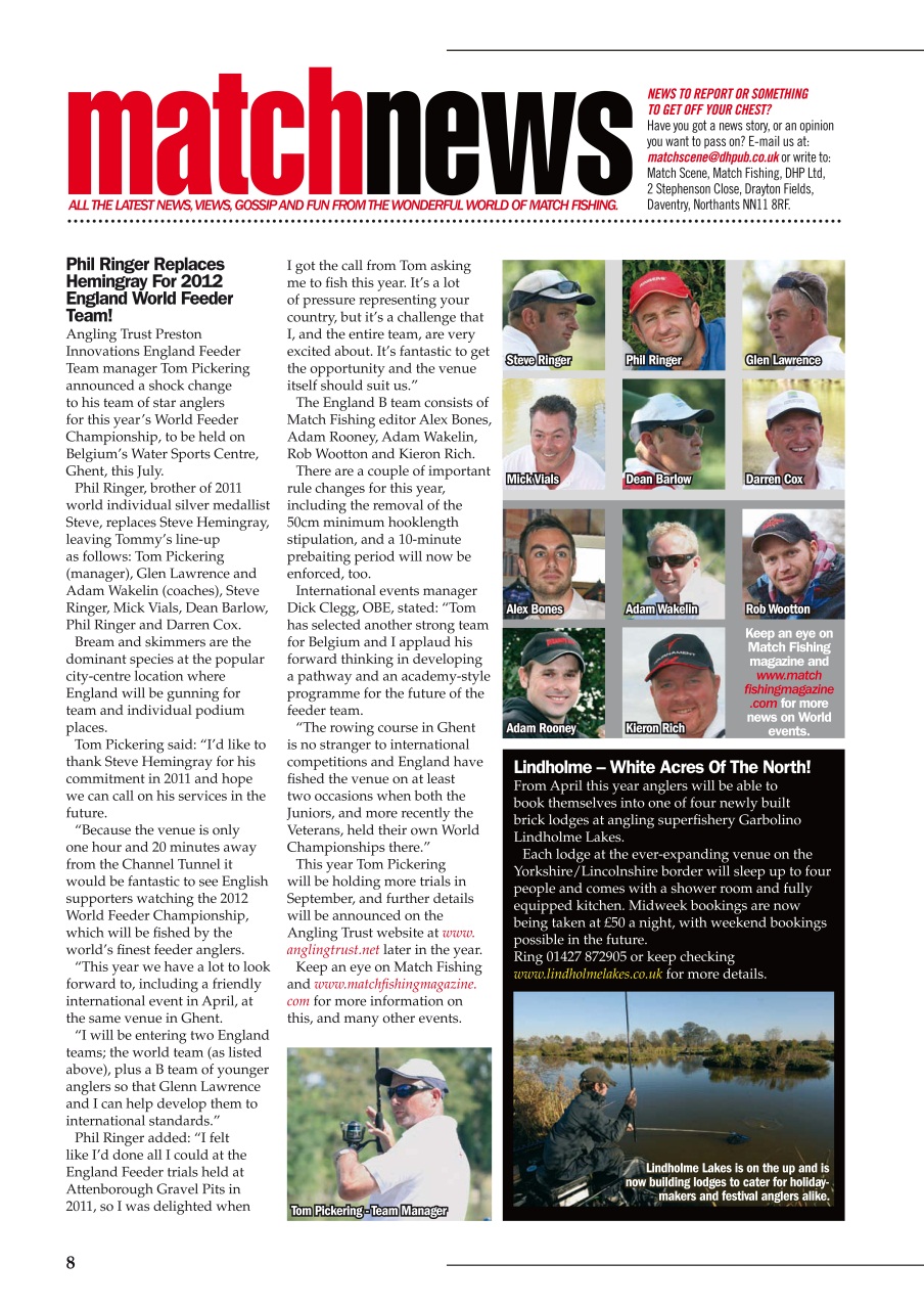 Match Fishing Preview Pages