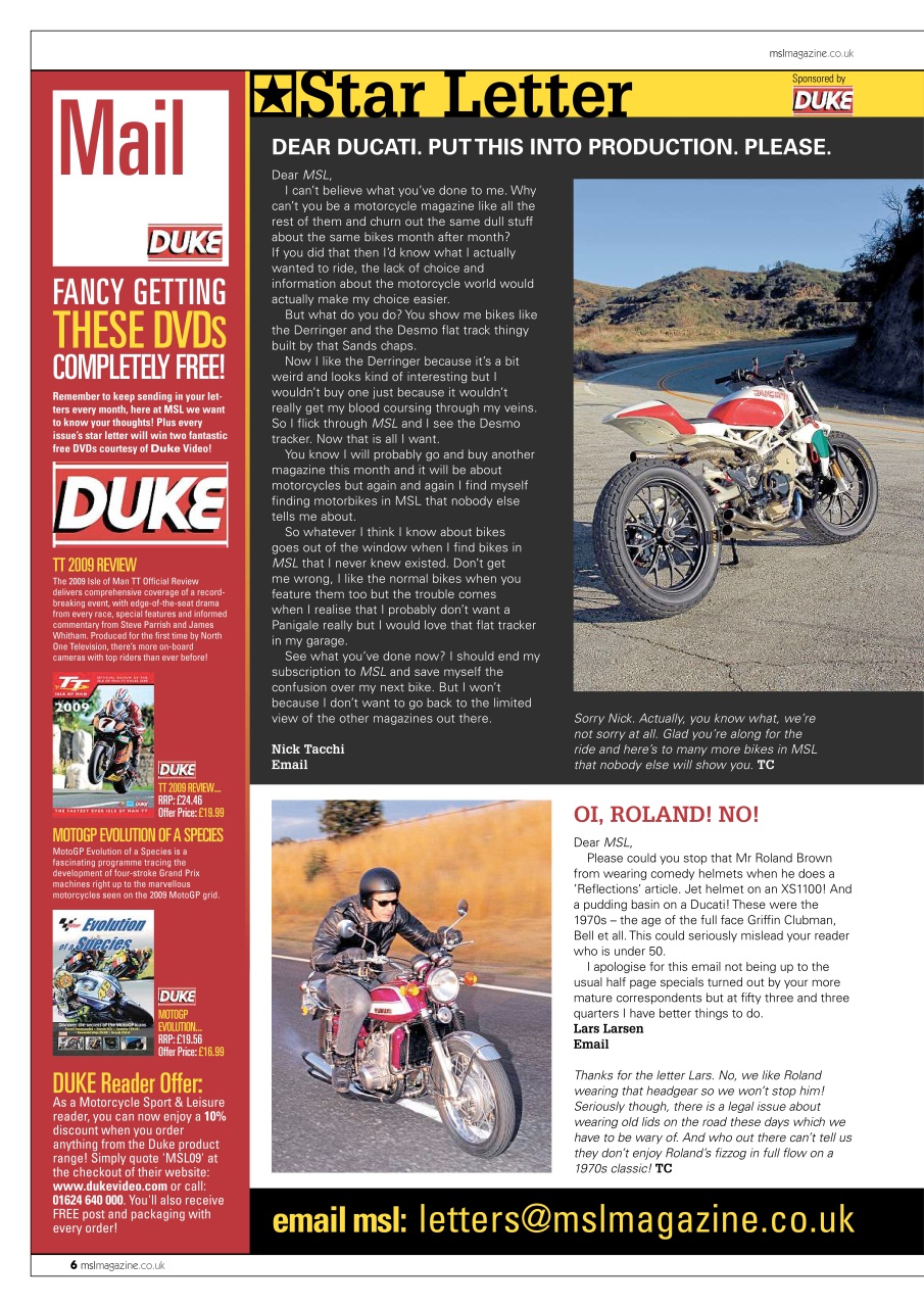 Motorcycle Sport & Leisure Preview Pages