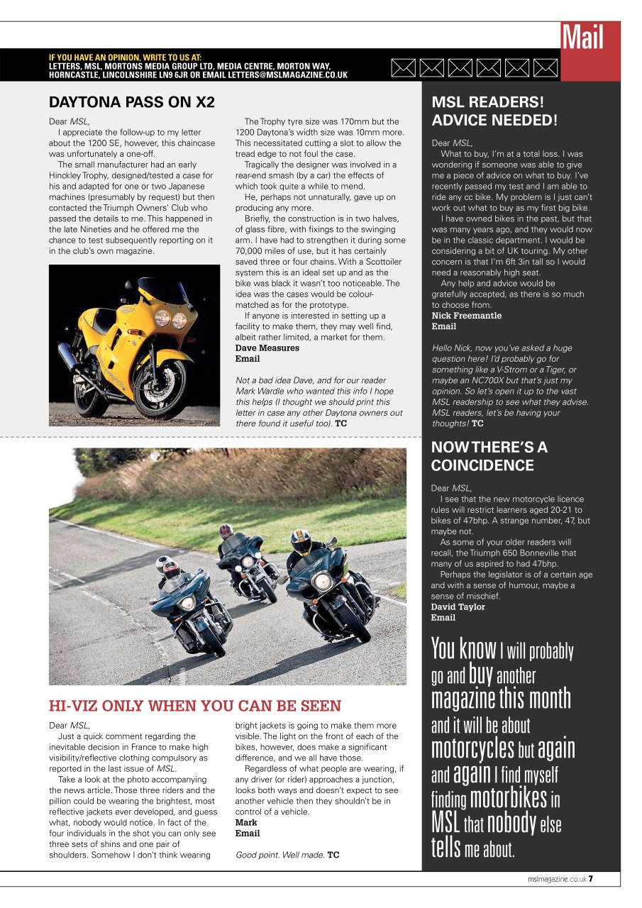 Motorcycle Sport & Leisure Preview Pages