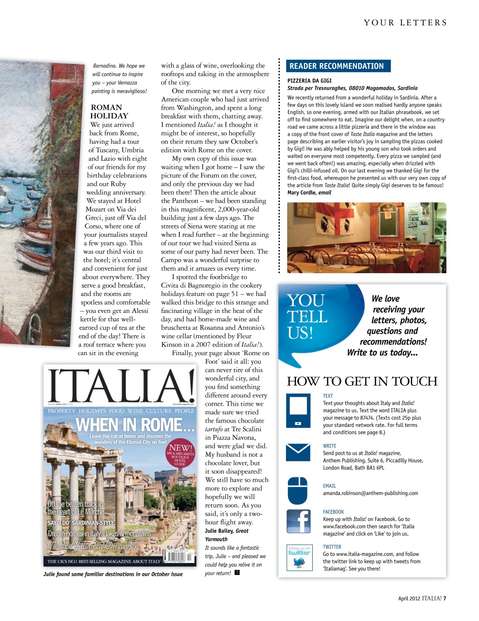 Italia! Preview Pages